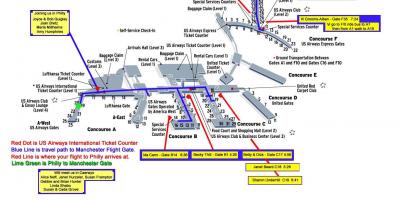 Karta Philadelphia airport