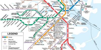 Tunnelbana i Philadelphia på kartan