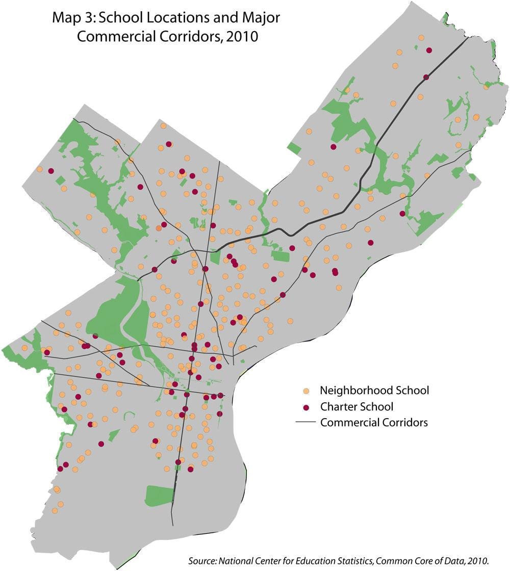 Philadelphia school district karta