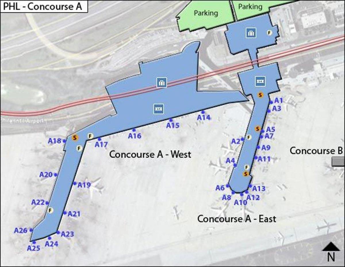 karta över phl flygplats
