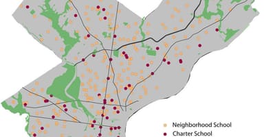 Philadelphia school district karta